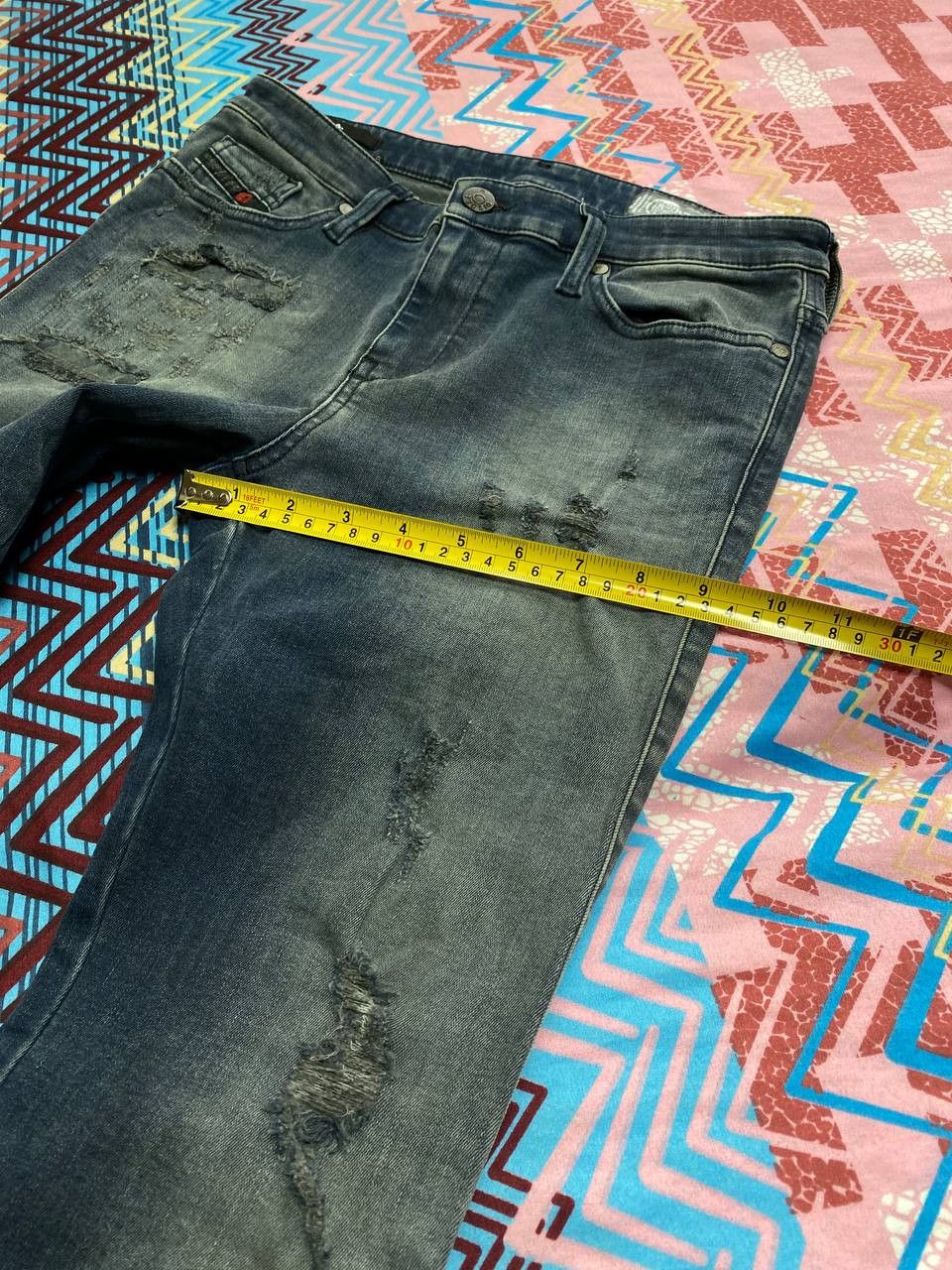 Diesel × Japanese Brand × Vintage Vintage Diesel Faded Distressed Y2K Jeans Size 29" - 12 Thumbnail