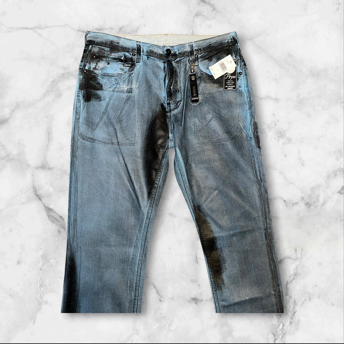 Prps Prps Waxed Jeans Size US 33 - 2 Thumbnail