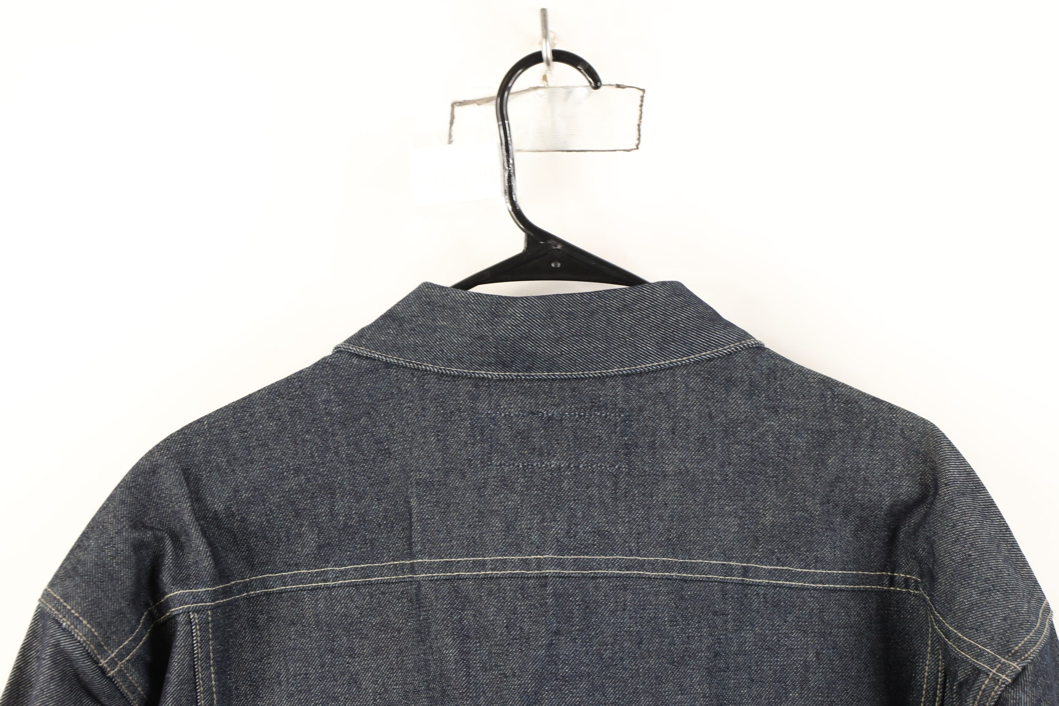 Vintage Deadstock Vintage 90s Y2K Streetwear Trucker Jacket Indigo Size US XL / EU 56 / 4 - 8 Thumbnail