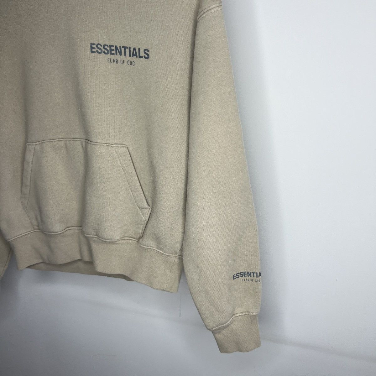 Essentials Essentials Fear Of God FOG Hoodie Sweatshirt Beige Size M / US 6-8 / IT 42-44 - 3 Thumbnail