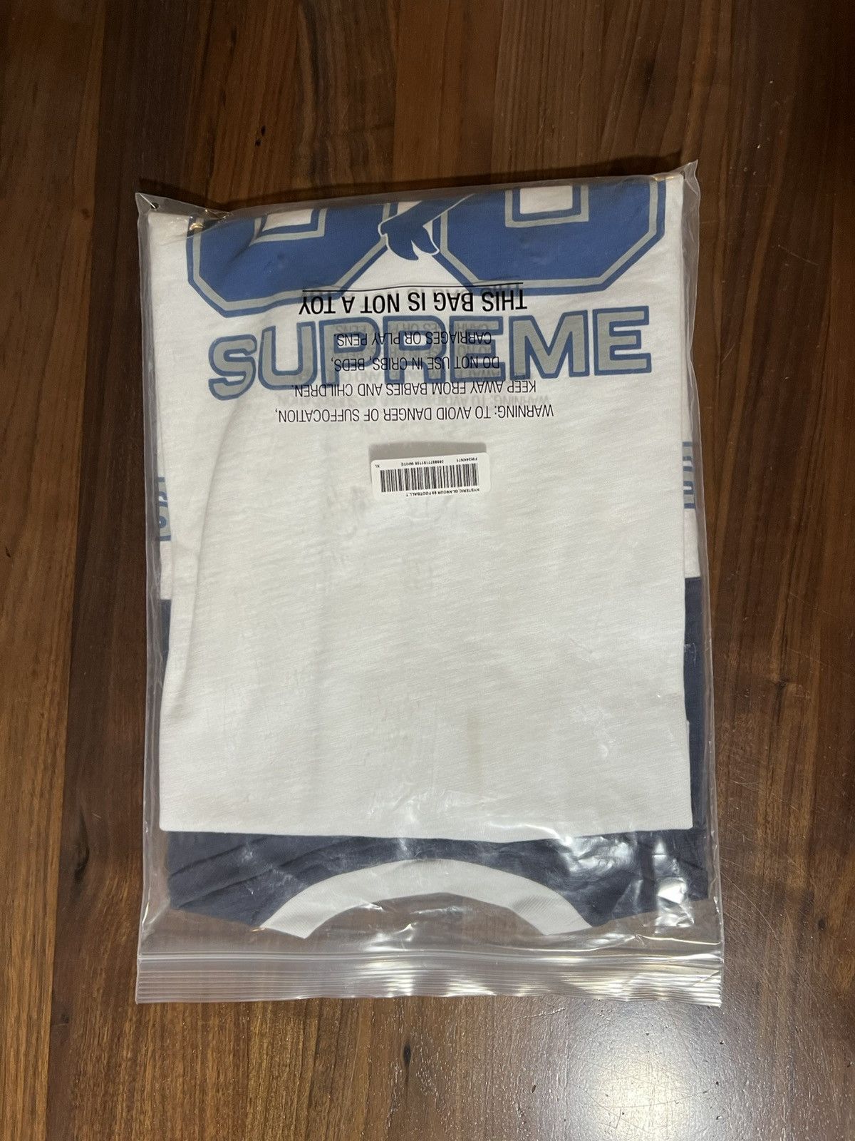 Hysteric Glamour × Supreme SUPREME®/HYSTERIC GLAMOUR 69 FOOTBALL TOP JERSEY WHITE XL Size US XL / EU 56 / 4 - 5 Thumbnail