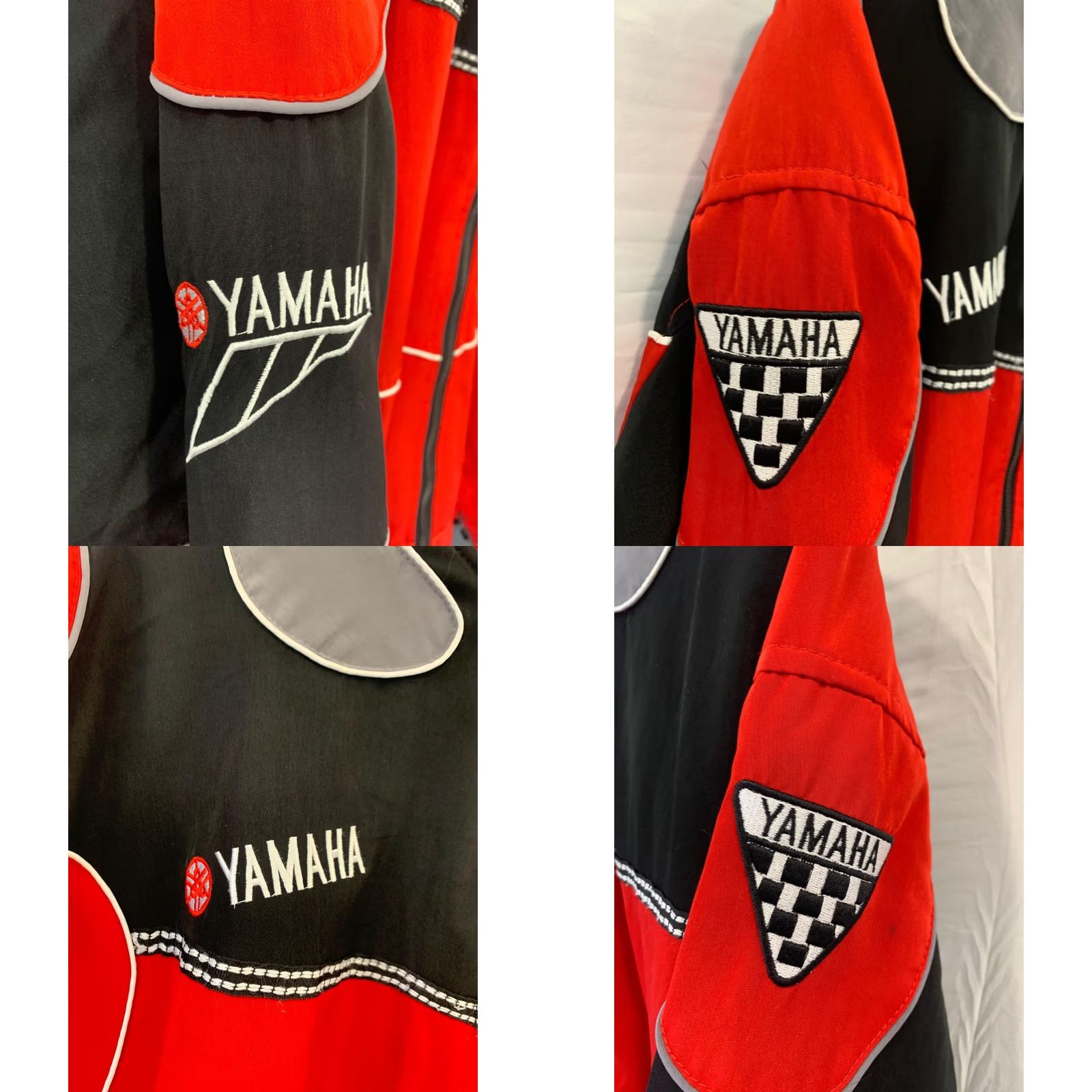 Yamaha VINTAGE Yamaha Racing Jacket Mens L Red Black Motorcycle Team Jacket Motorsport #157 Size US L / EU 52-54 / 3 - 8 Thumbnail
