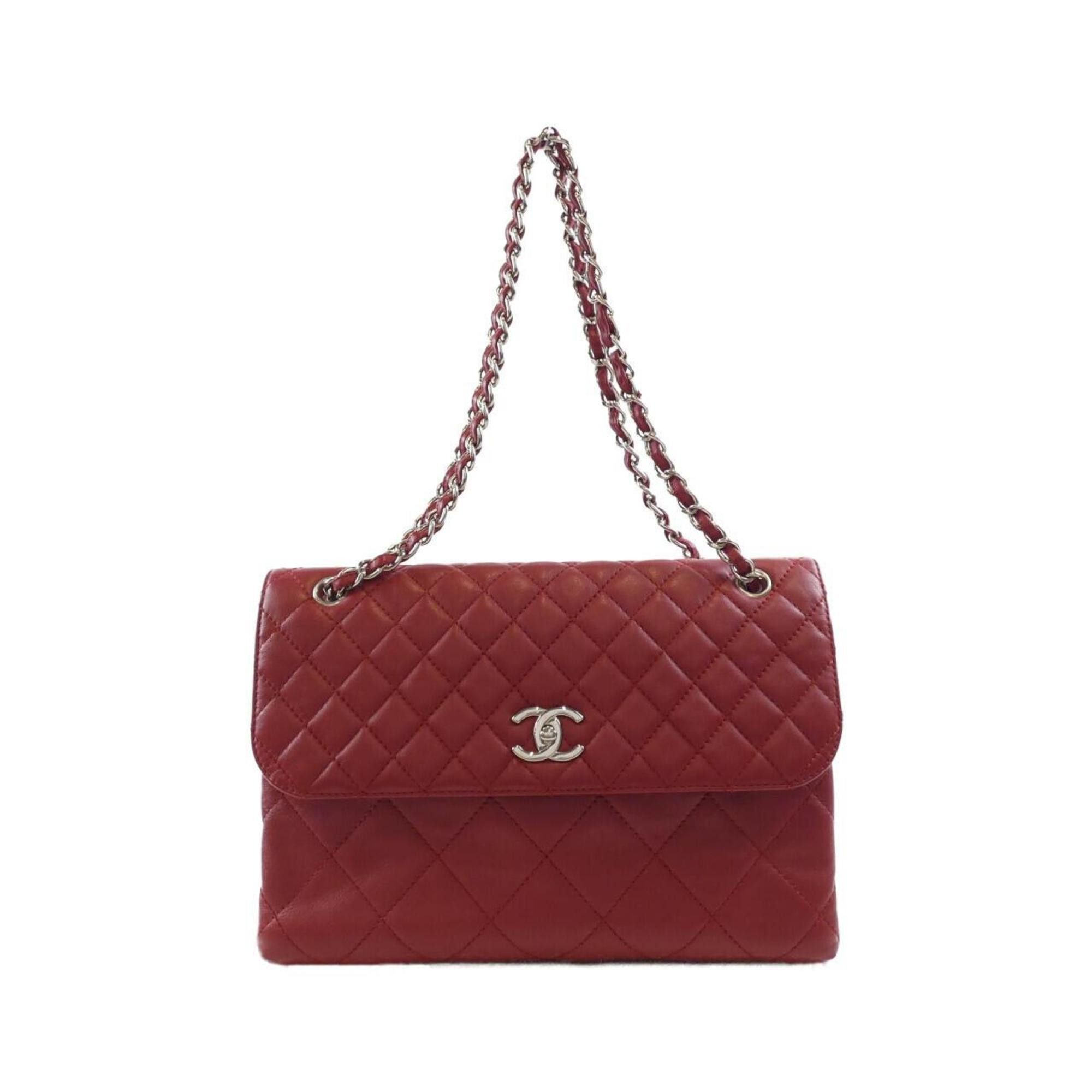 Chanel 49272 Shoulder Bag in Red, Women's