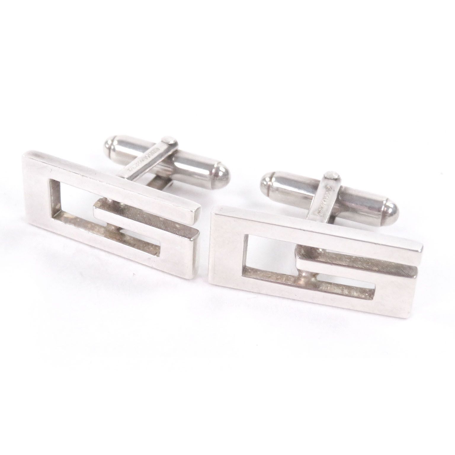 Gucci Gucci Gucci SV925 Square Cufflinks Precious Metal Cufflinks DUTY FREE for USA Size ONE SIZE - 1 Thumbnail