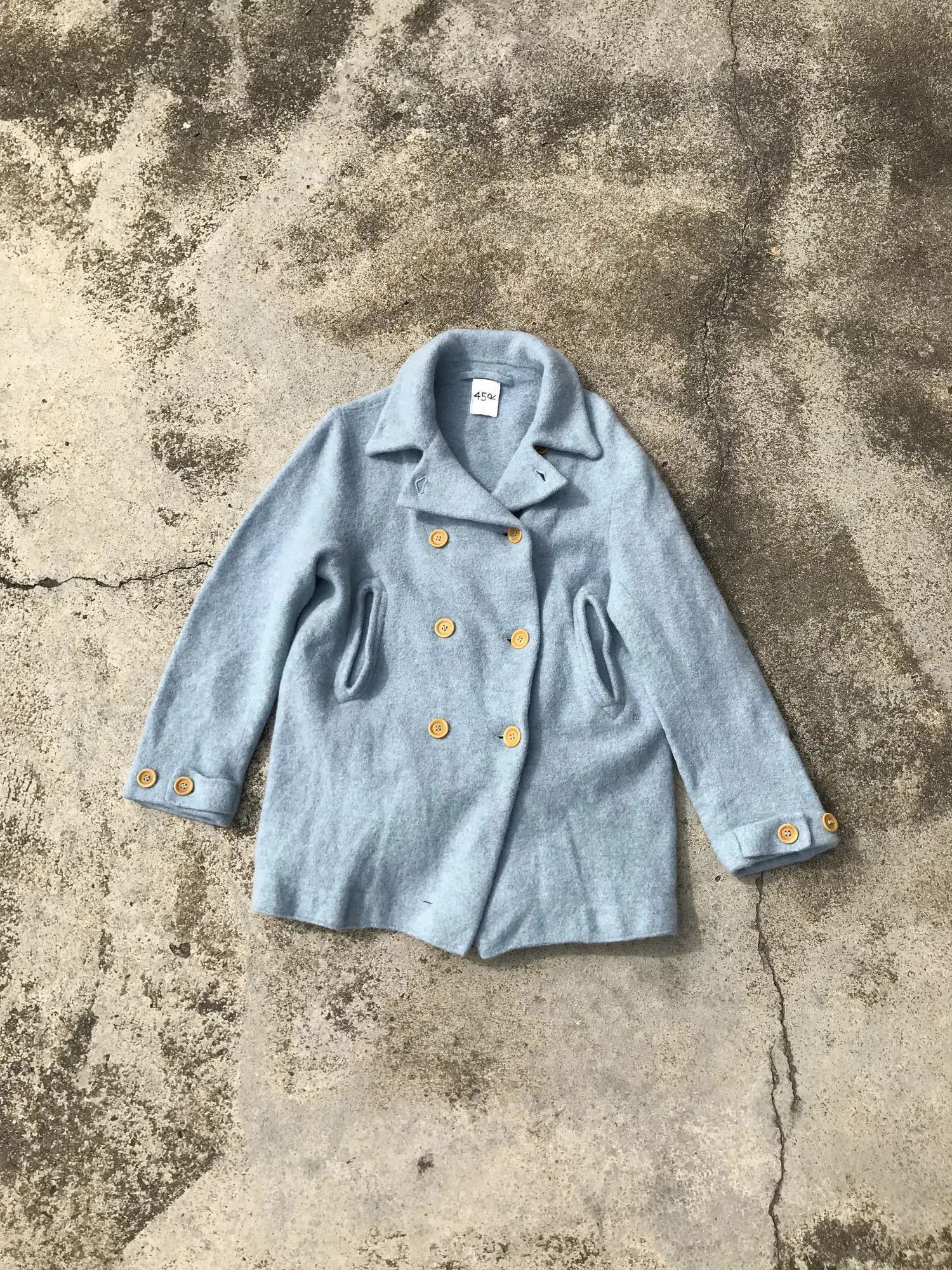 Japanese Brand 45R Japan Wool US Navy Peacoat Jacket Size US M / EU 48-50 / 2 - 4 Thumbnail