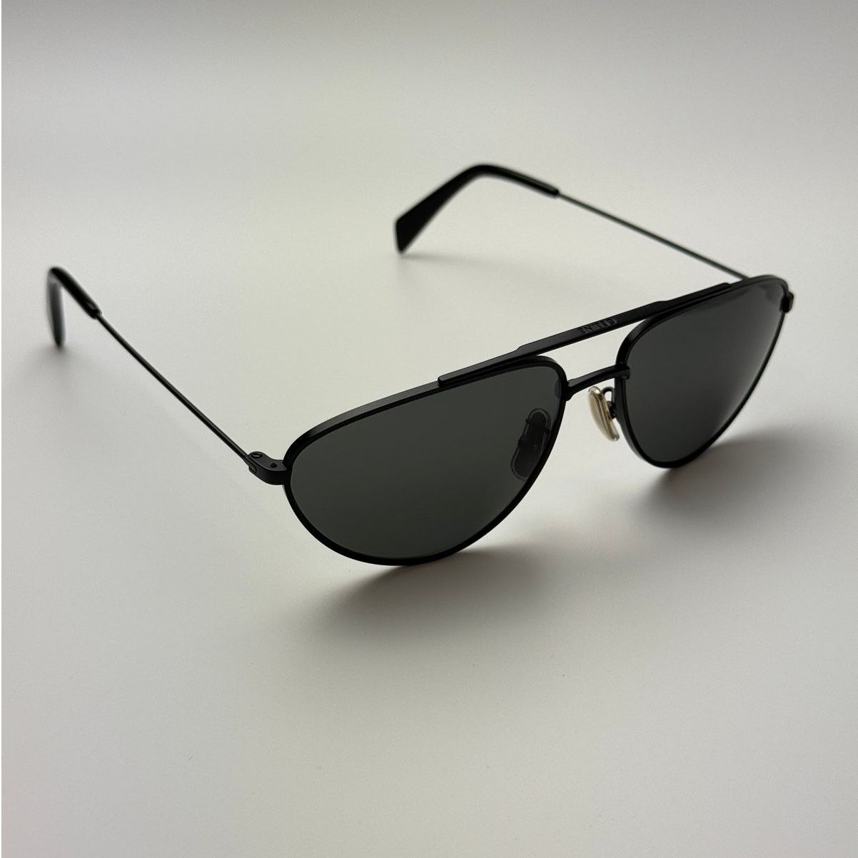 Celine NEW Celine Sunglasses CL40077U 02A Matte Black/Smoke Unisex Size ONE SIZE - 5 Thumbnail