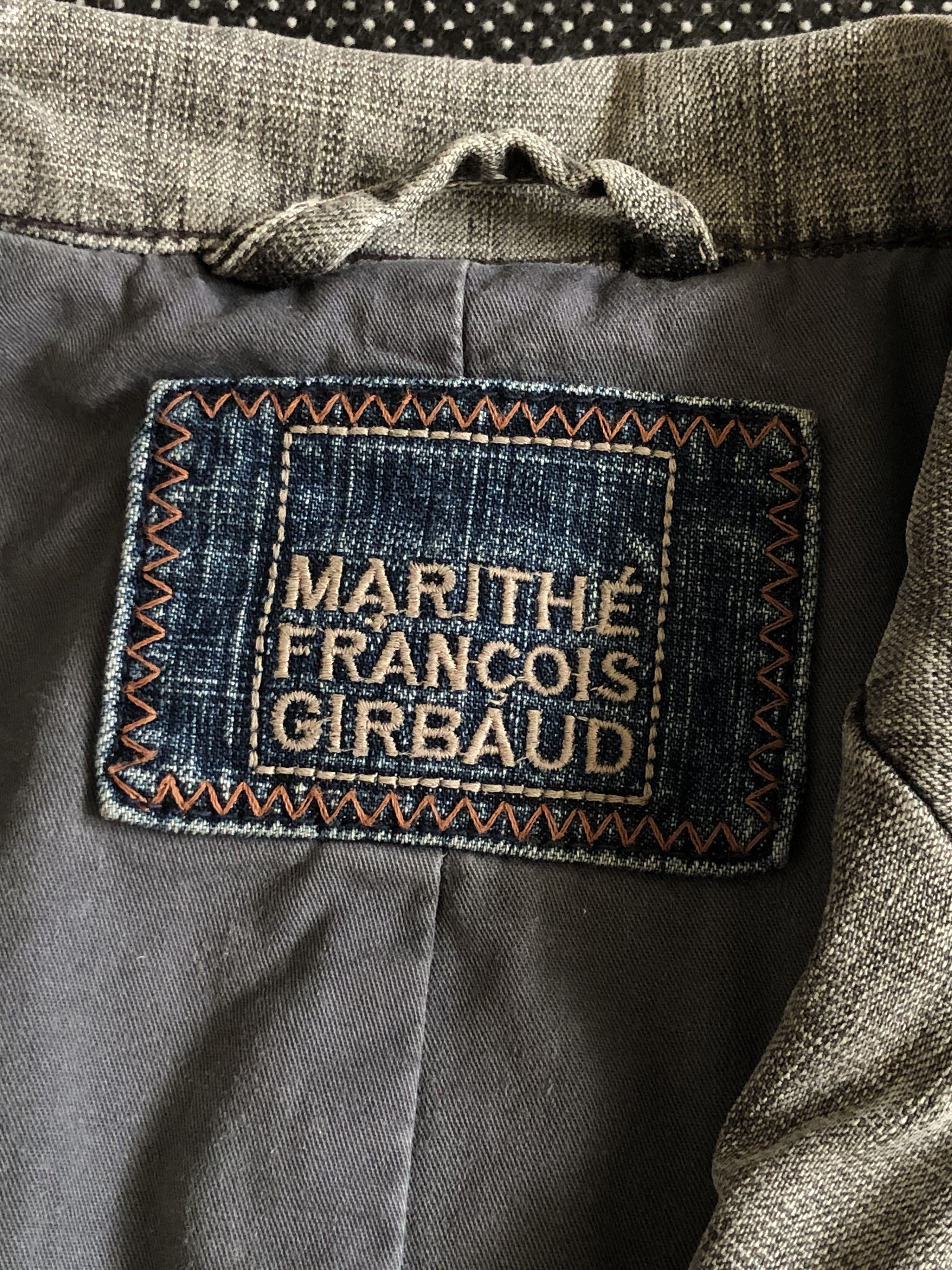 Marithe + Francois Girbaud × Vintage RARE🔥VINTAGE M.F. GIRBAUD DENIM JACKET Size XS / US 0-2 / IT 36-38 - 19 Thumbnail