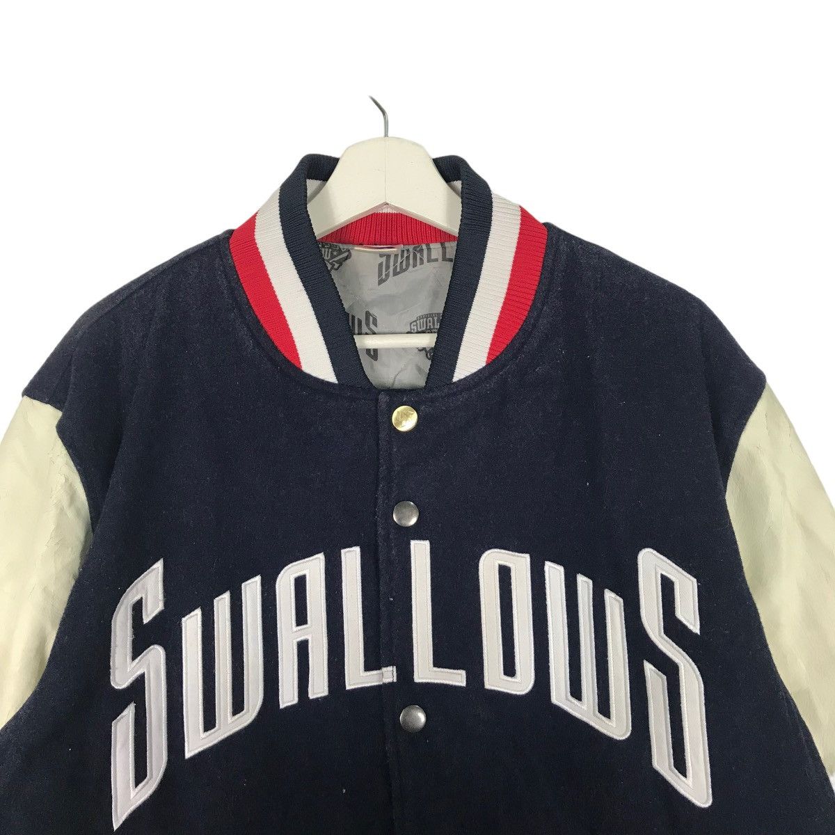 Majestic 🔥 VINTAGE SWALLOWS MAJESTIC VARSITY STADIUM JACKET Size US M / EU 48-50 / 2 - 3 Thumbnail