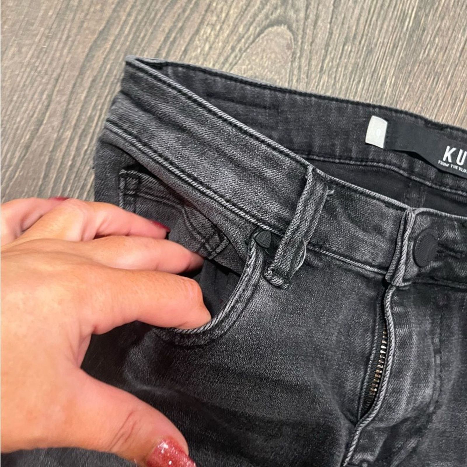 Vintage Kut from the Kloth Connie Ankle Skinny Denim Jeans Size 0 Size 25" / US 0 / IT 36 - 4 Thumbnail