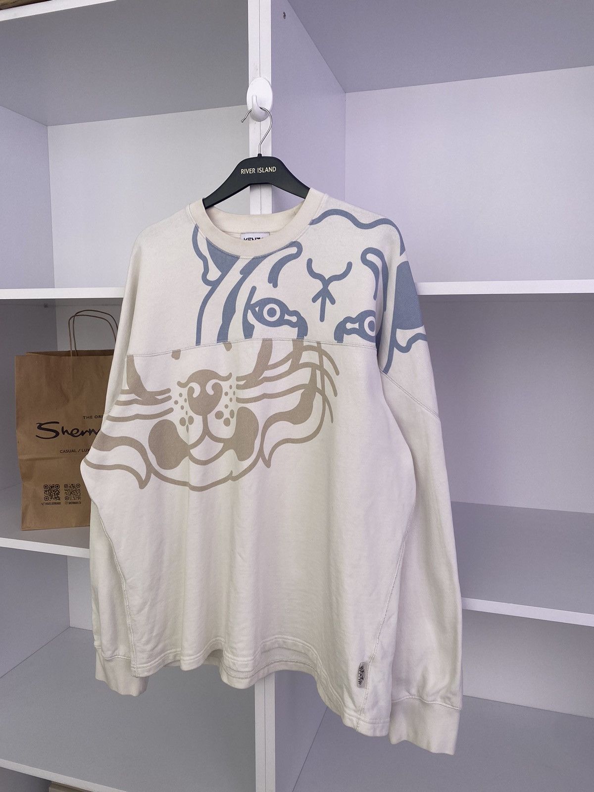 Designer × Kenzo × Vintage Vintage Kenzo Streetwear Sweatshirt Size US L / EU 52-54 / 3 - 7 Thumbnail