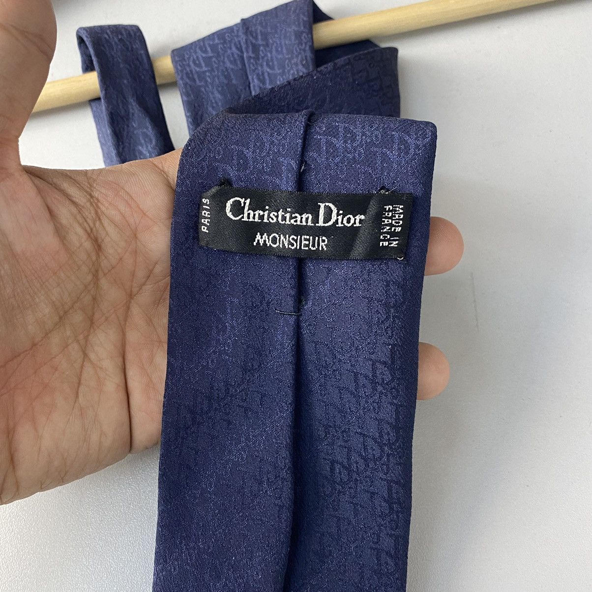 Christian Dior Monsieur × Designer × Vintage Vintage Tie Christian Dior Monsieur Fullprint Size 30 - 3 Thumbnail