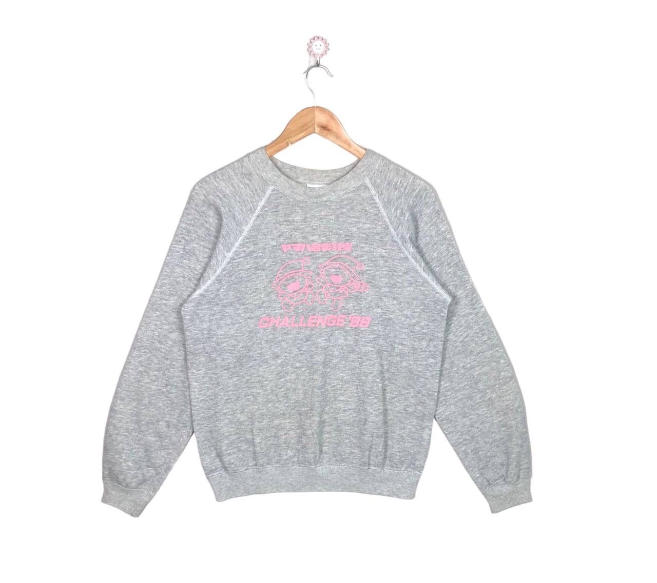 Hanes × Vintage Vintage 90s Hanes Challenge 88 Anime Sweatshirt Size US M / EU 48-50 / 2 - 1 Thumbnail