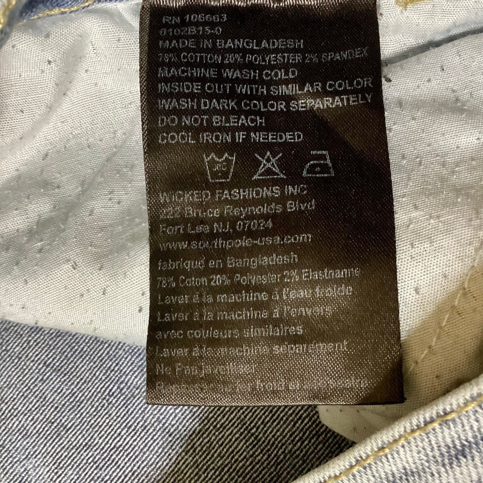 WT02 WT02 Distressed Moto Jeans Size US 32 / EU 48 - 6 Thumbnail
