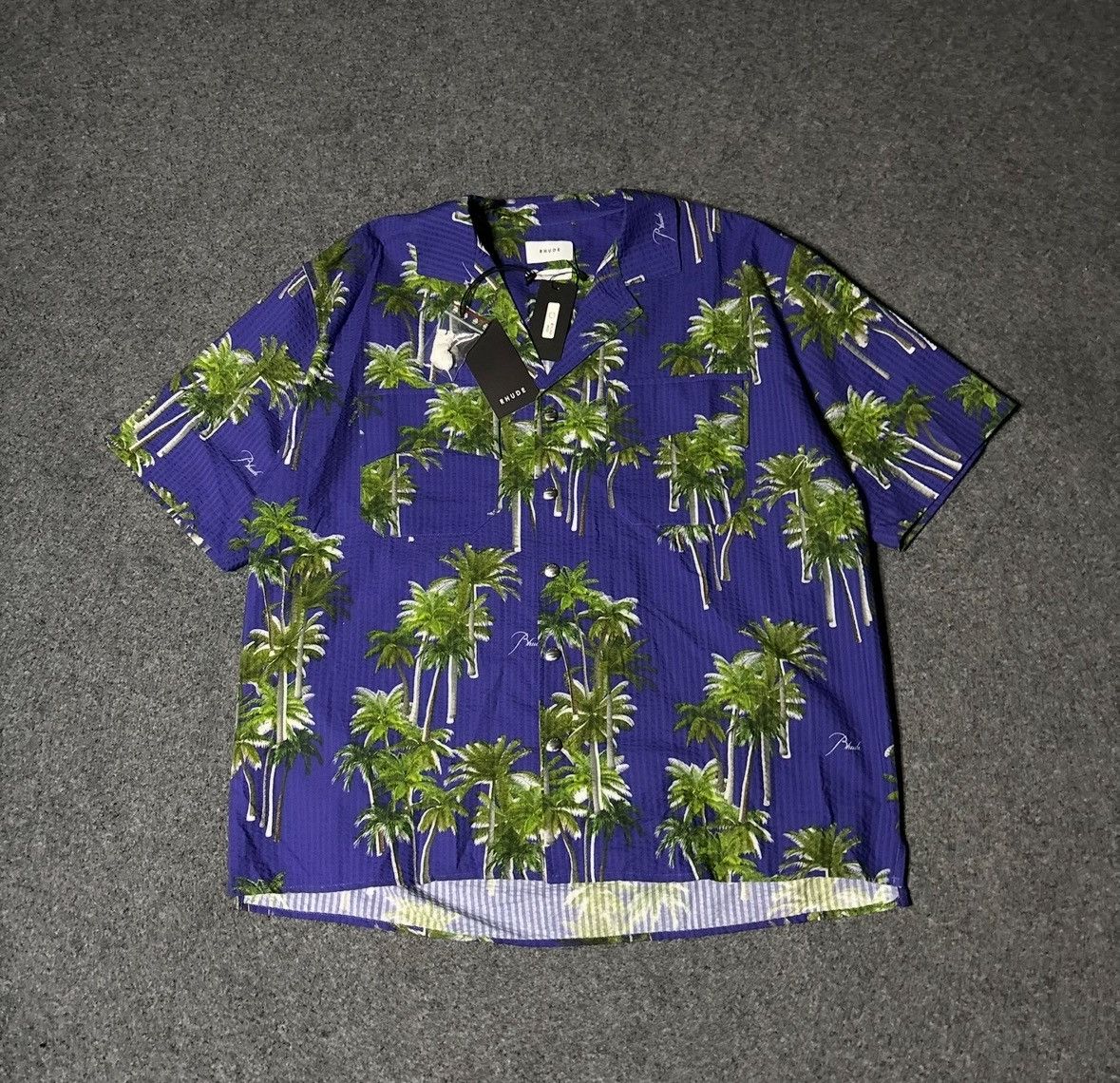 Rhude Rhude palm tree print “green” shirt Size US M / EU 48-50 / 2 - 1 Thumbnail