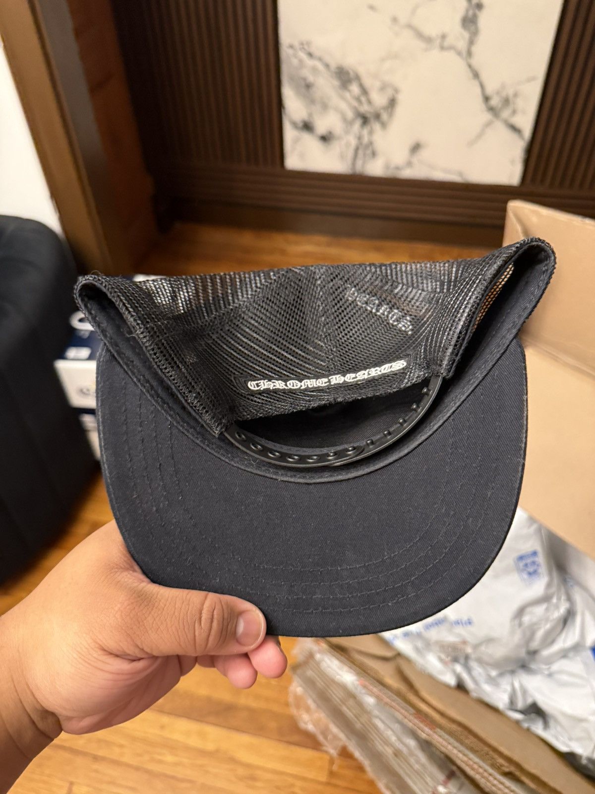 Chrome Hearts Chrome Hearts King Taco Trucker Hat Triple Cross Size ONE SIZE - 8 Thumbnail