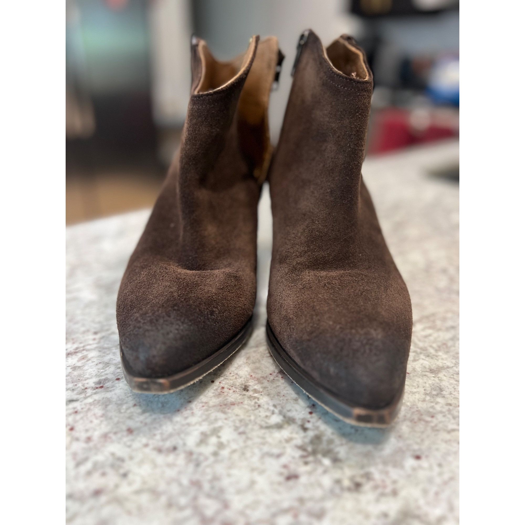 Frye Frye June Suede Western Bootie - Size 11 Size US 11 / IT 41 - 3 Thumbnail