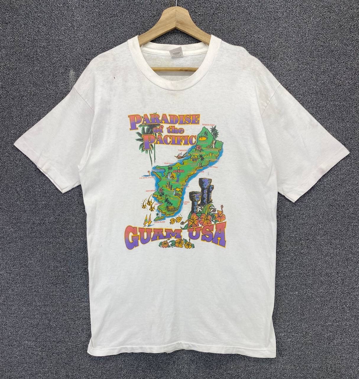 Vintage Vintage Hawaii Guam U.S.A Tee T Shirts Size US L / EU 52-54 / 3 - 1 Thumbnail
