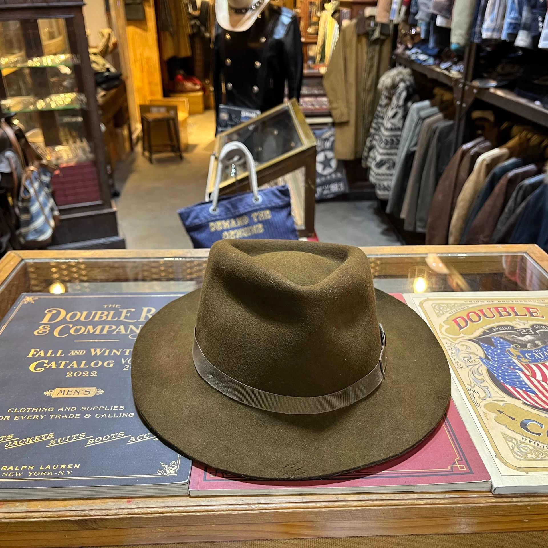 RRL Ralph Lauren classic wool fedora hat by Ralph Lauren Size ONE SIZE - 1 Thumbnail