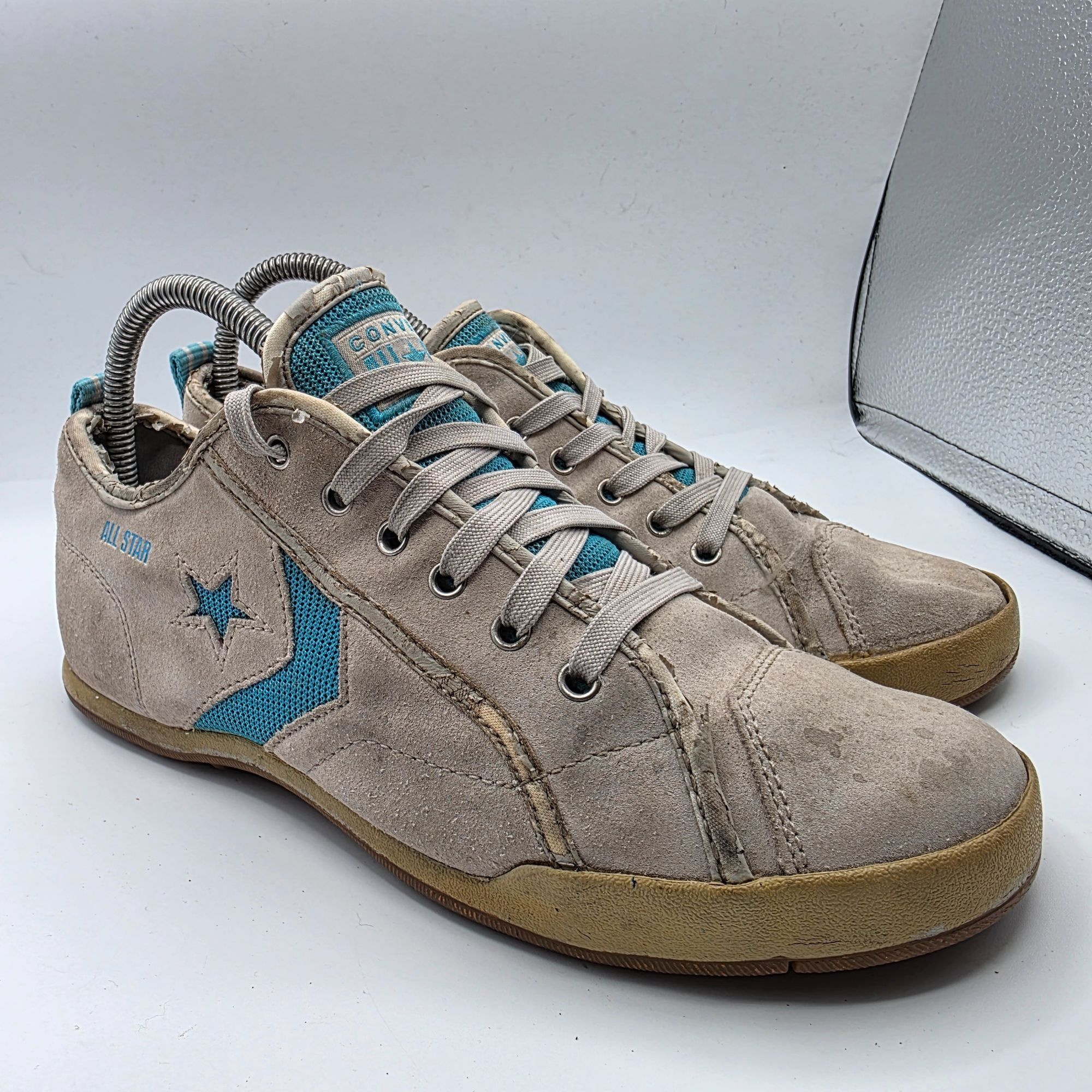 Converse Converse All Star Womens Size 8 Gray Teal Low Top Sneakers C Size US 8 / IT 38 - 1 Thumbnail