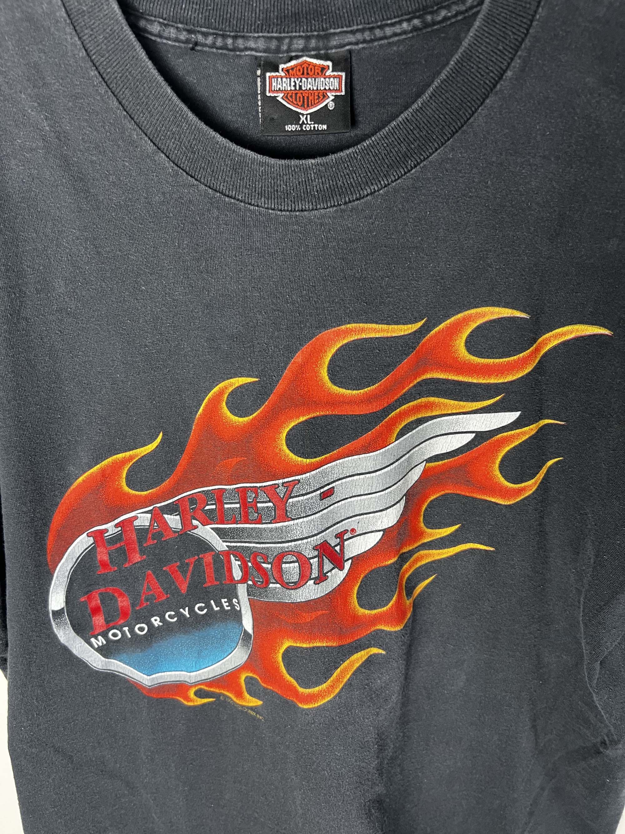 Harley Davidson Vintage 1992 Harley Davidson Motorcycles Conroe, TX T-Shirt Size US XL / EU 56 / 4 - 6 Thumbnail
