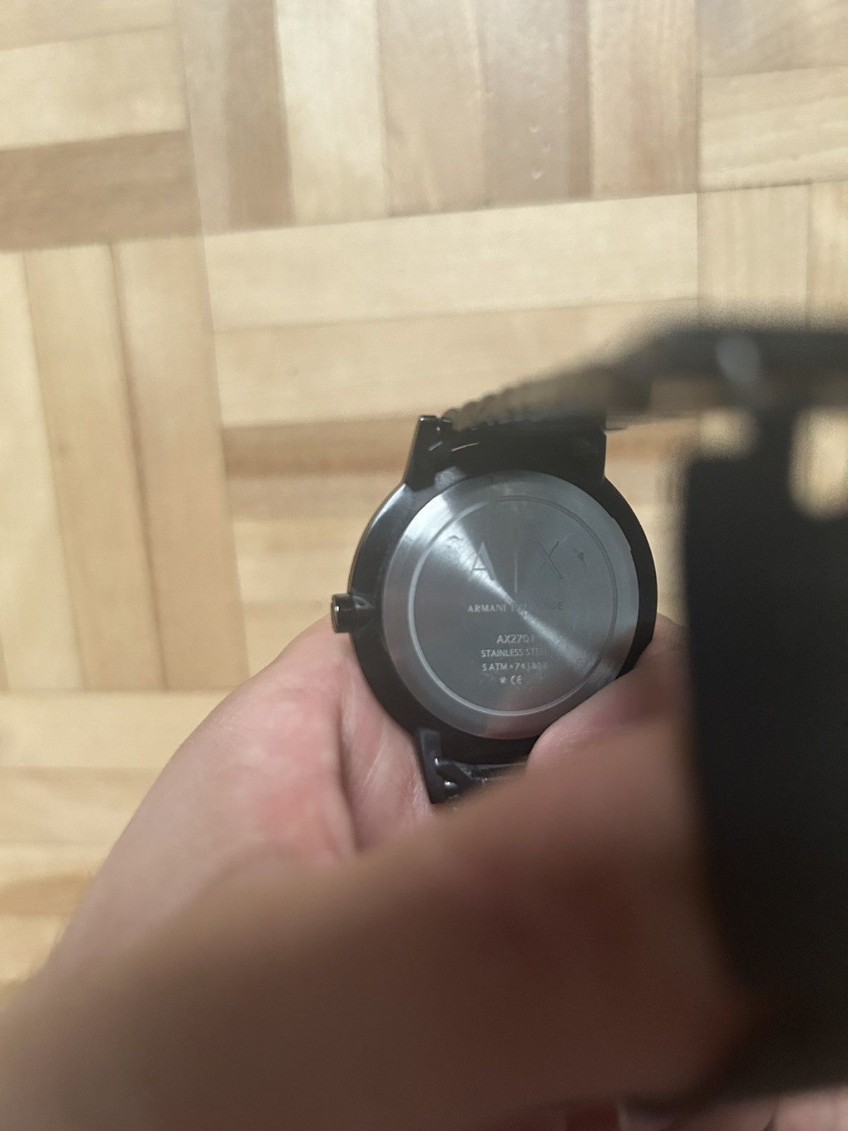 Armani Exchange Black Armani Exchange watch Size ONE SIZE - 4 Thumbnail
