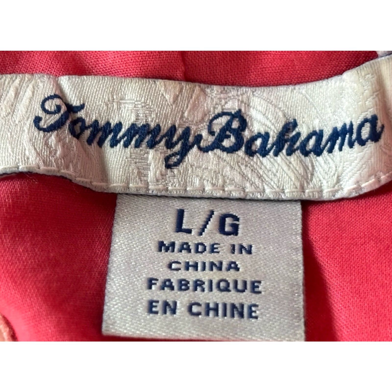Tommy Bahama VINTAGE Tommy Bahama Linen Shift Dress Women Large Pink Beach Pockets Summer Casual Size L / US 10 / IT 46 - 6 Thumbnail