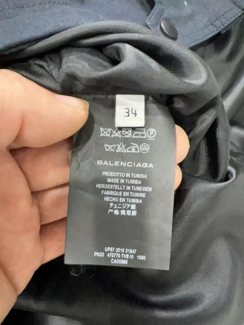 Balenciaga Balenciaga size 34 Solid Zip Hooded Parka Size US XS / EU 42 / 0 - 5 Thumbnail