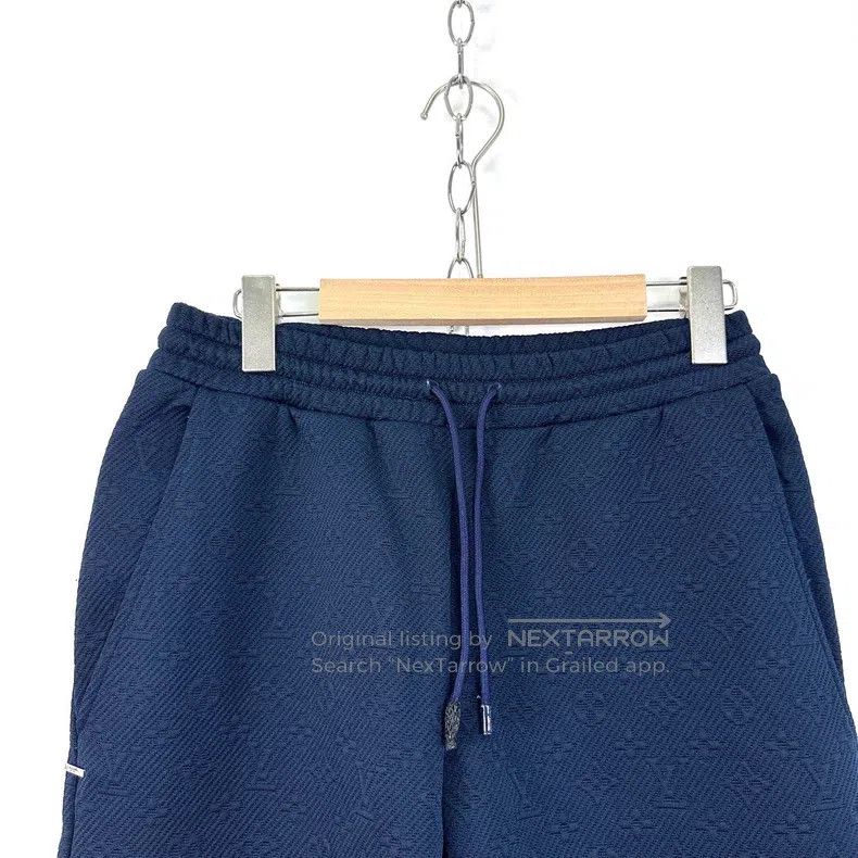 Louis Vuitton Louis Vuitton size s Navy embossed full-print logo corset s Size US 28 / EU 44 - 3 Thumbnail