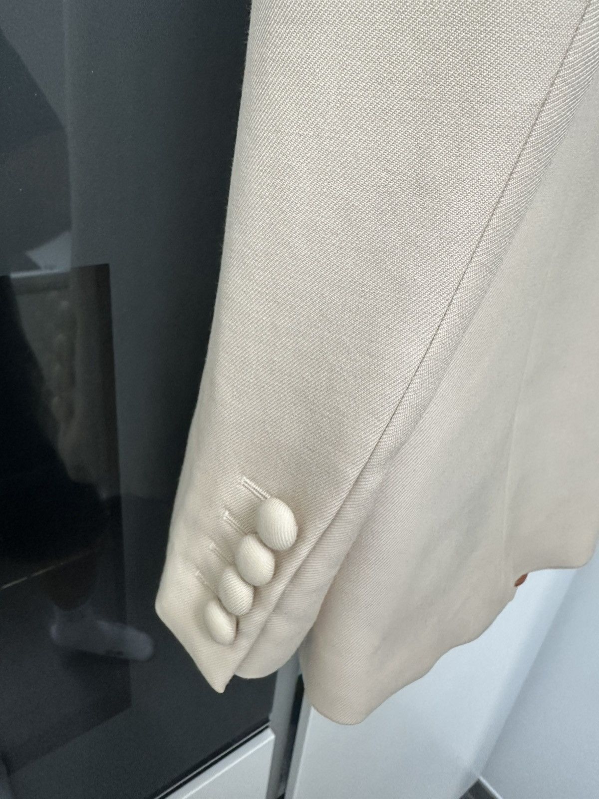 Valentino VALENTINO SINGLE-BREASTED WOOL GABARDINE JACKET Size 54L - 9 Thumbnail