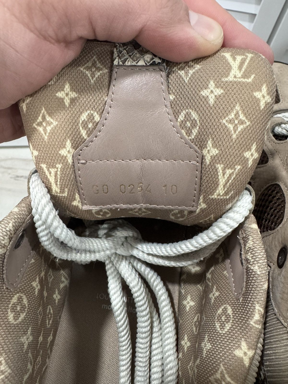 Louis Vuitton Louis Vuitton Skate Sneaker (Brown Snakeskin/White) Size US 11 / EU 44 - 8 Thumbnail