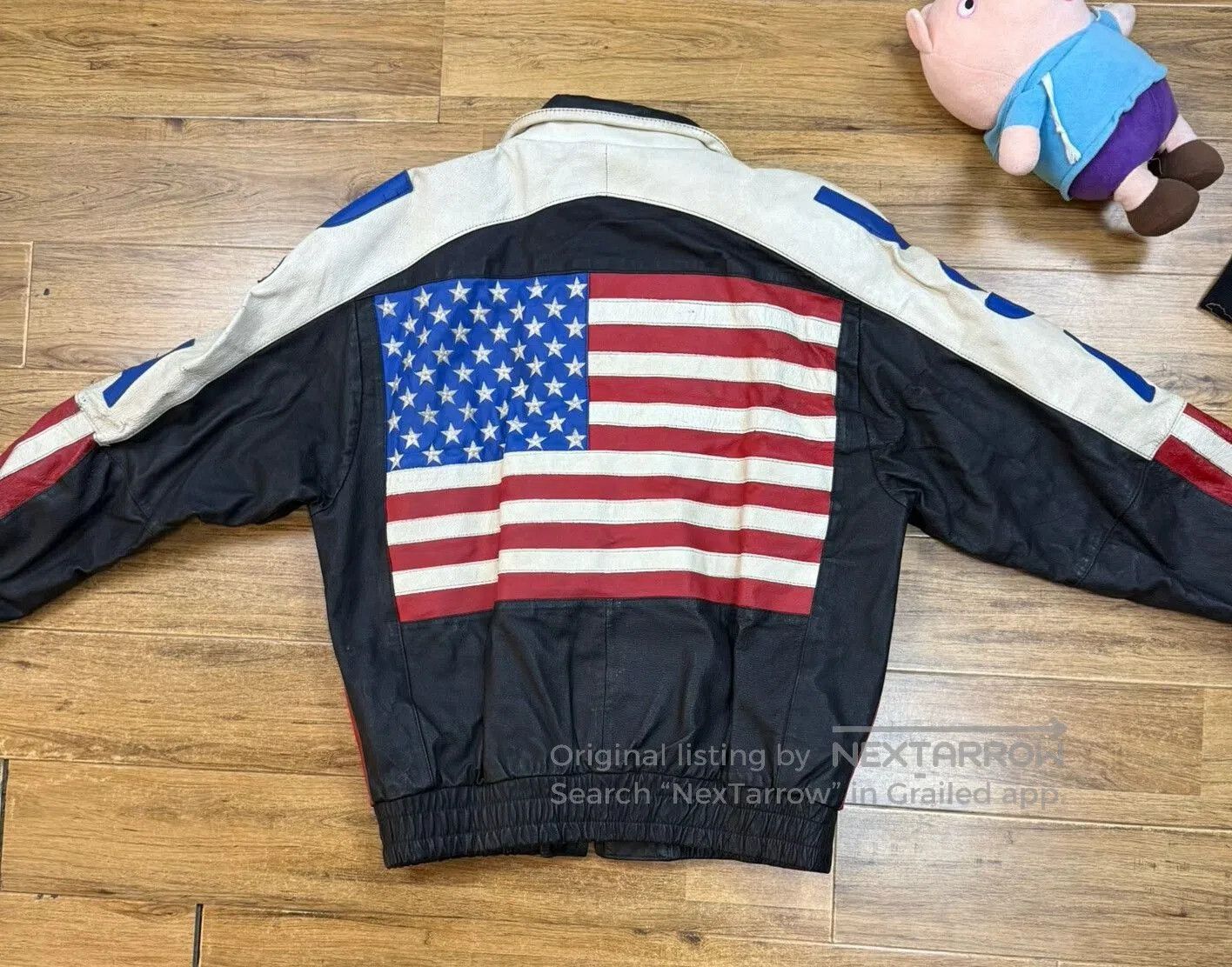 VINNY's Vintage American Retro Motorcycle Leather Jacket. Size US L / EU 52-54 / 3 - 2 Thumbnail