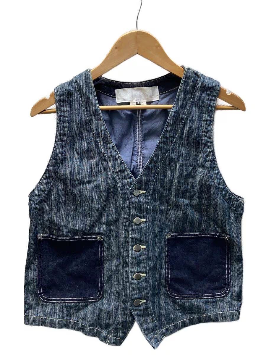 Comme des Garcons Striped Denim Vest Size US S / EU 44-46 / 1 - 1 Thumbnail