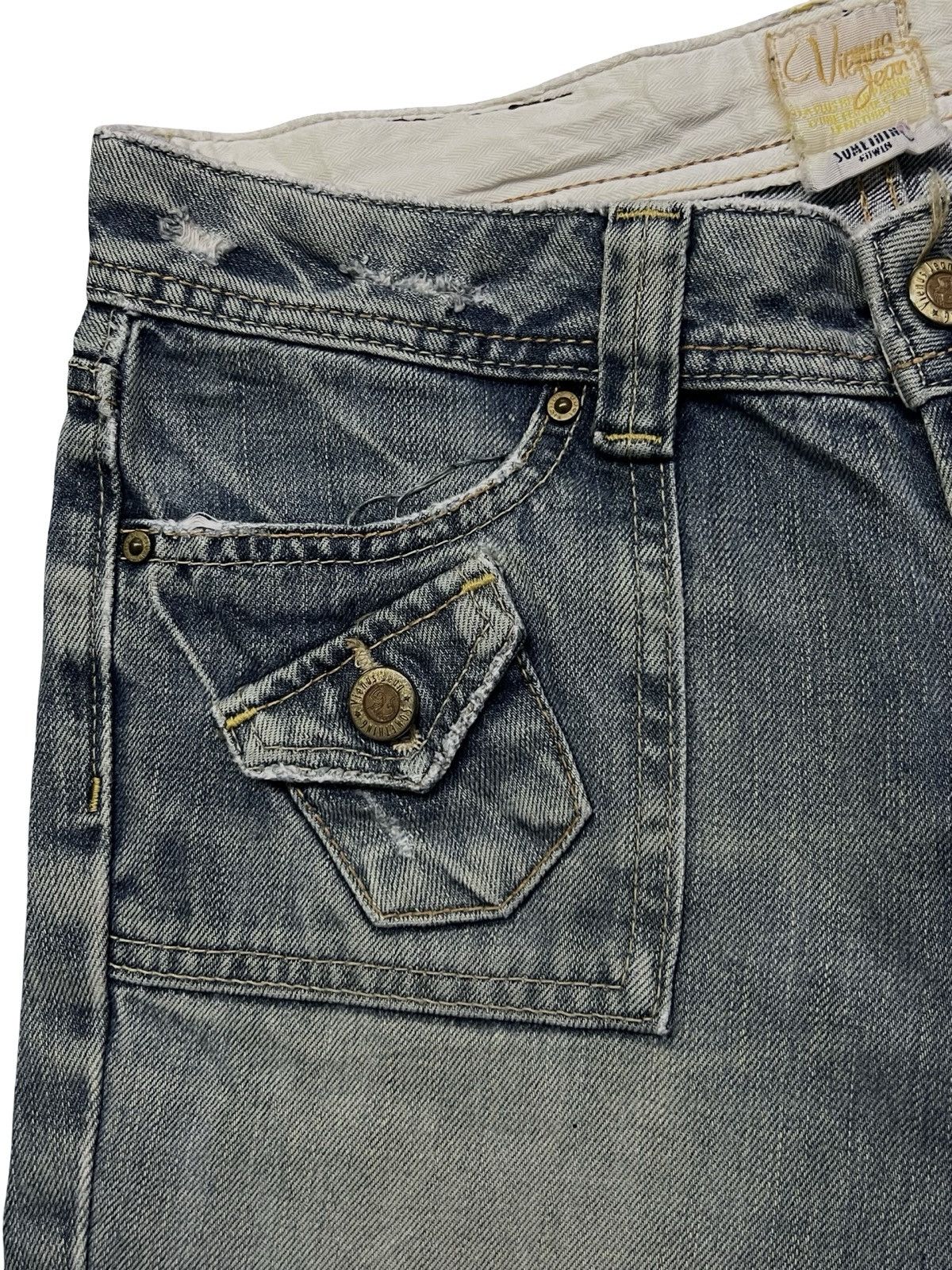 Edwin Vintage SOMETHING by EDWIN Made in Japan Y2K Bootcut Denim Size 31" - 10 Thumbnail