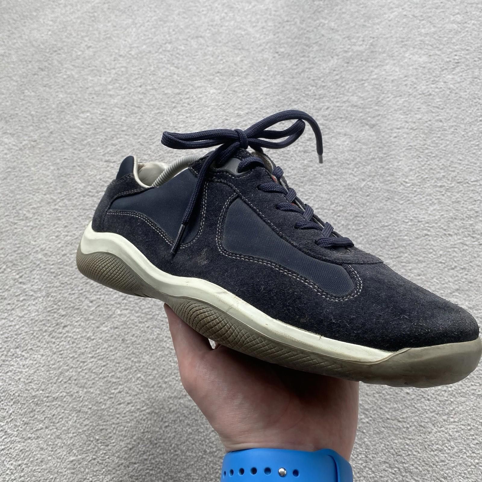 Prada Prada Navy America Cups Trainers Size UK8.5 Size US 9.5 / EU 42-43 - 3 Thumbnail