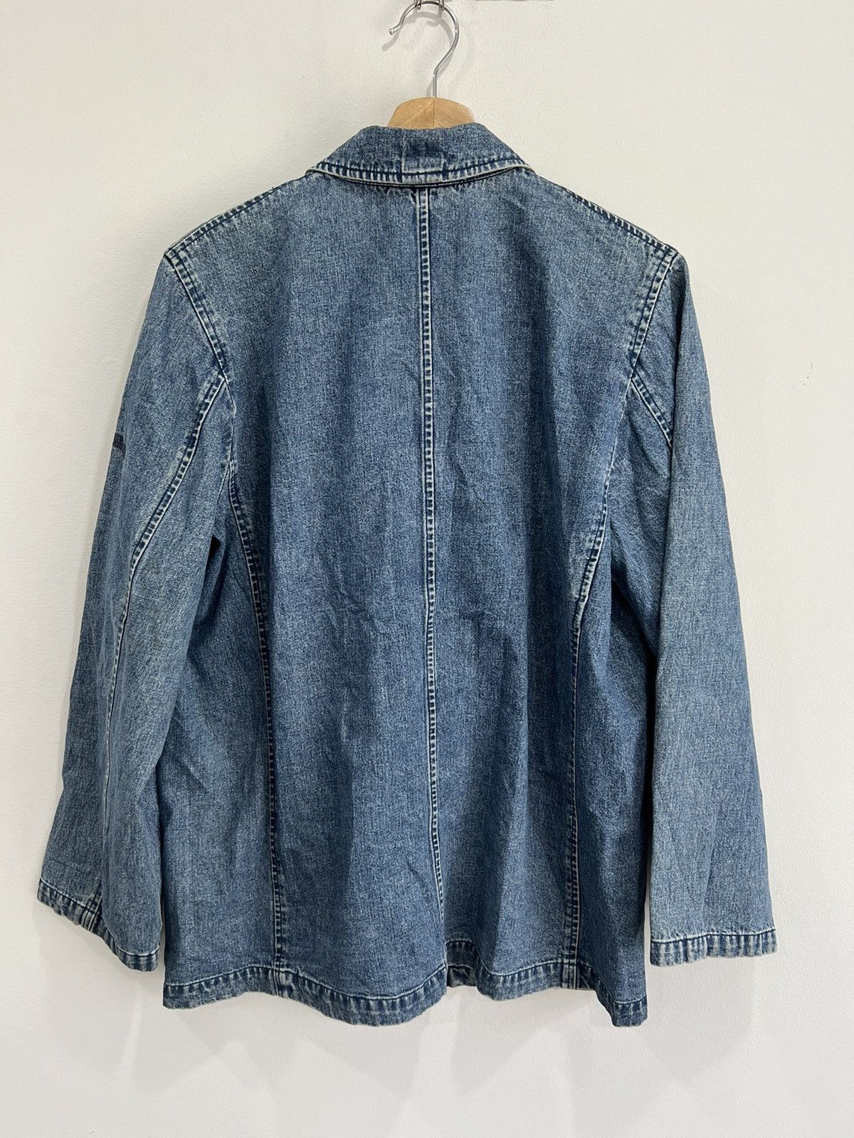 Ralph Lauren Vtg Womens Ralph Lauren Polo Denim Jean Jacket Navy usn army Size M / US 6-8 / IT 42-44 - 3 Thumbnail