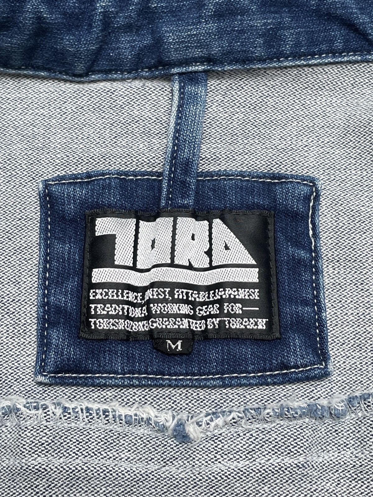 Japanese Brand Vintage Japanese Brand Tora Denim Jacket 1990s Size US L / EU 52-54 / 3 - 12 Thumbnail
