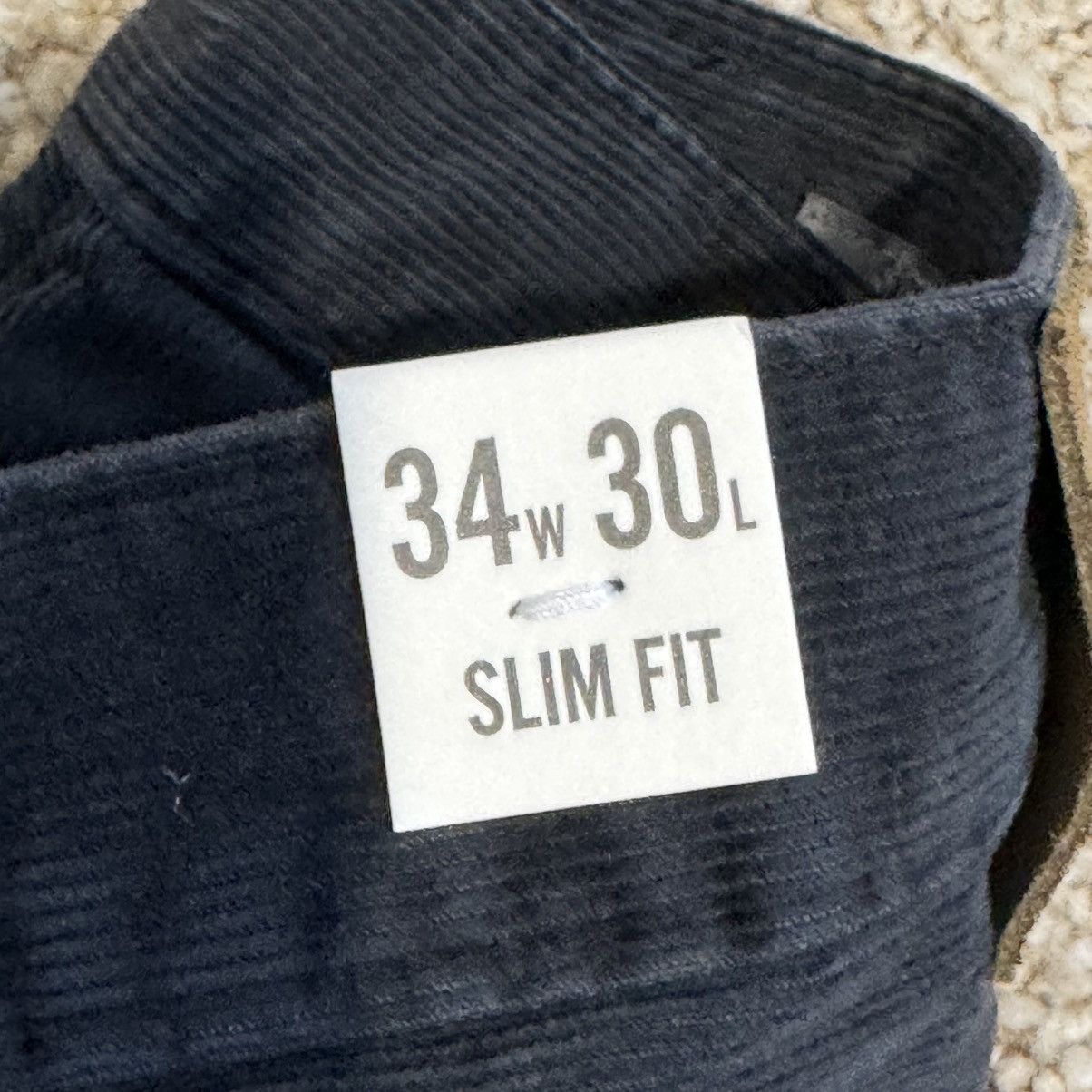 Todd Snyder Todd Snyder Corduroy Pants Slim Fit 34 x 30 Navy Tan $178 Size US 34 / EU 50 - 8 Thumbnail