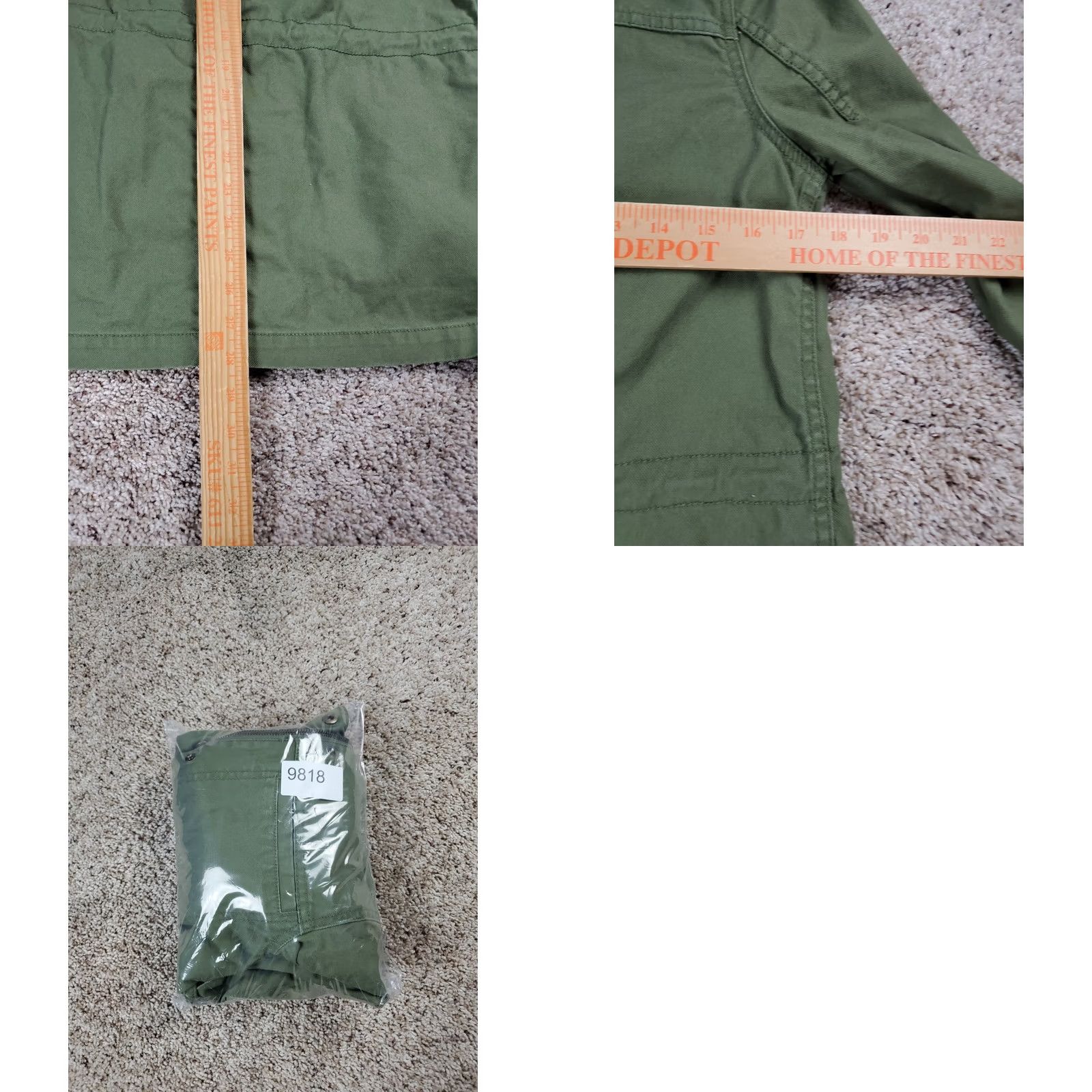 Madewell Madewell Military Jacket XS Womens Green Full Zip Canvas Pockets Army Jacket Size XS / US 0-2 / IT 36-38 - 8 Thumbnail