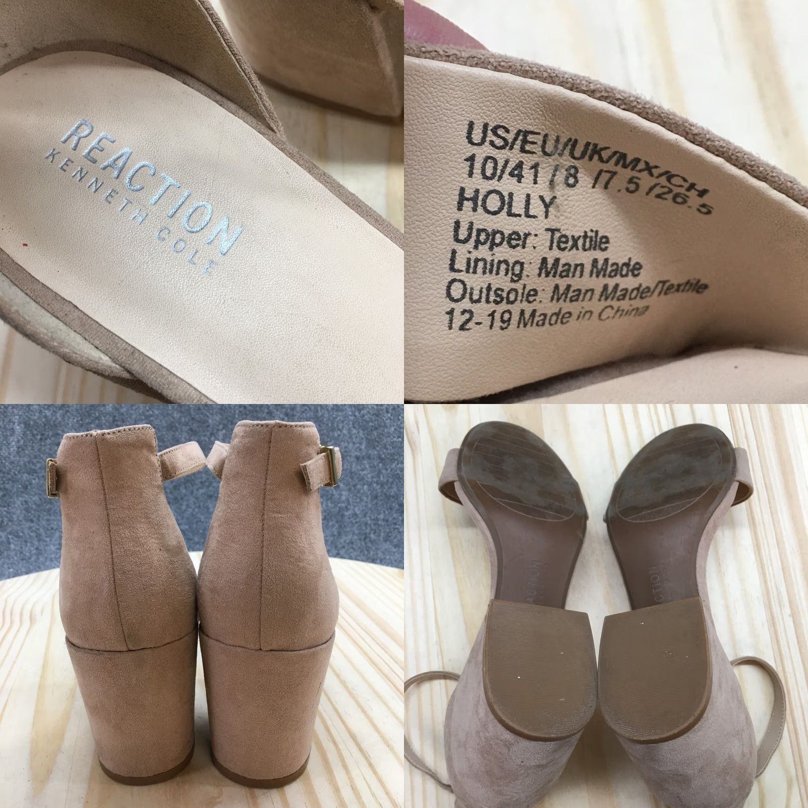 Kenneth Cole Kenneth Cole Reaction Sandals Womens 10 Holly Ankle Strap Brown Open Toe Block Heel Sandal Size US 10 / IT 40 - 9 Thumbnail