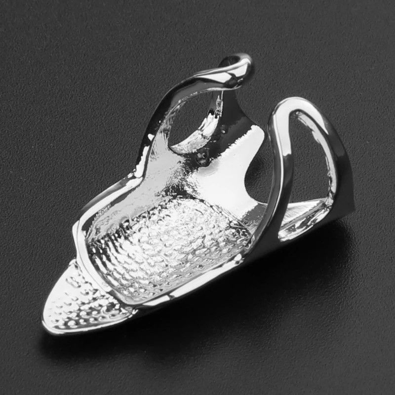 Jewelry Metal Open Nail Ring Size ONE SIZE - 2 Thumbnail