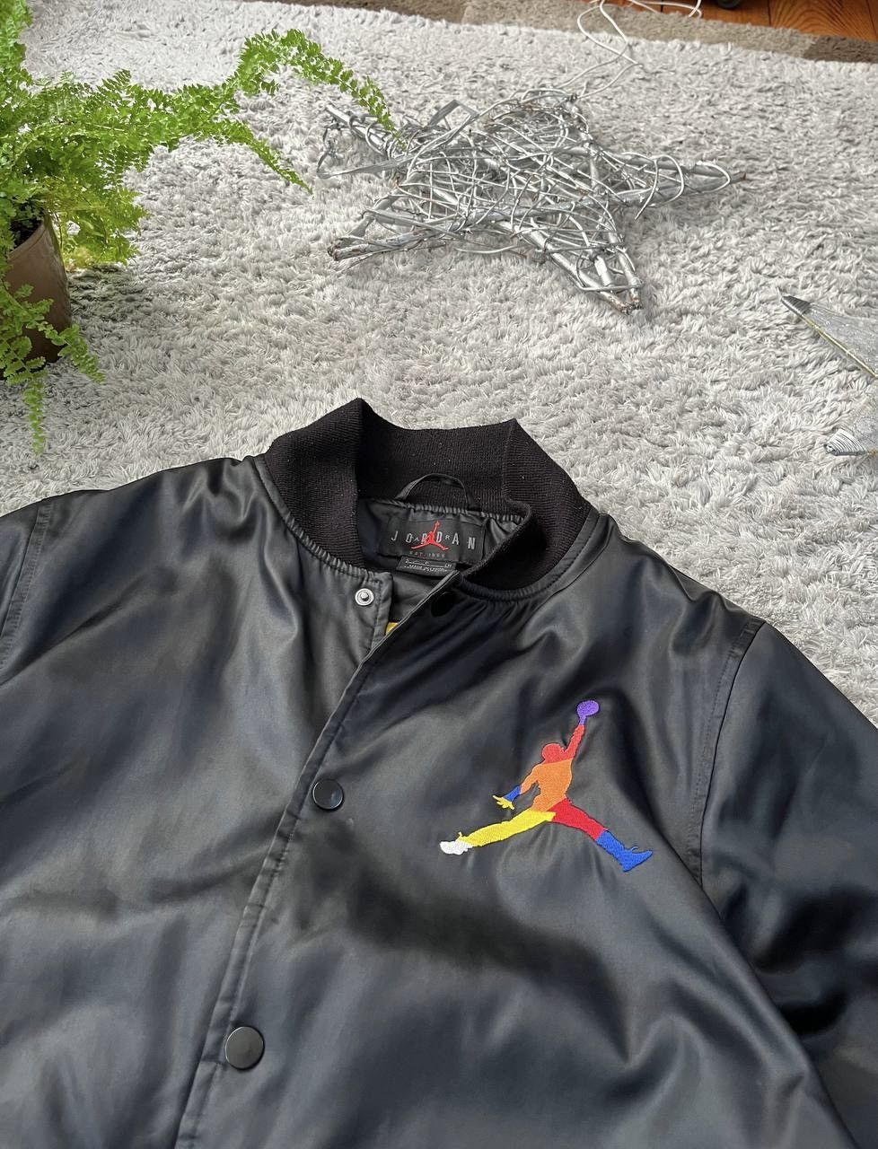 Jordan Brand × Nike Jordan Bomber Light Jacket Rare Big Logo Vintage Streetwear Size US S / EU 44-46 / 1 - 3 Thumbnail