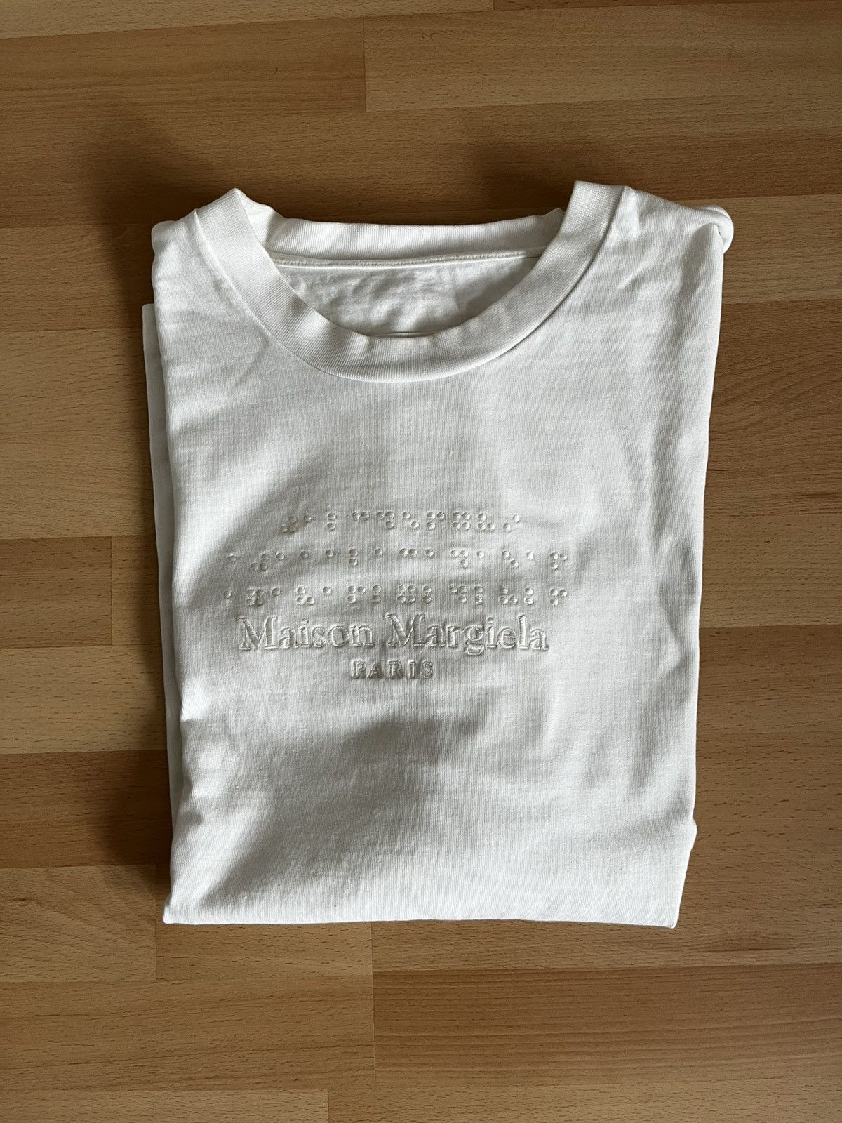 Maison Margiela Maison Margiela Braille Logo Tee Size US L / EU 52-54 / 3 - 1 Thumbnail