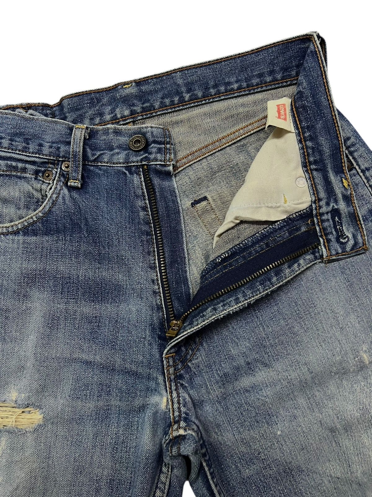 Levi's Baggy Vintage 90s Levi’s 503 Japan - Faded Wash, Distressed Size US 29 - 9 Thumbnail