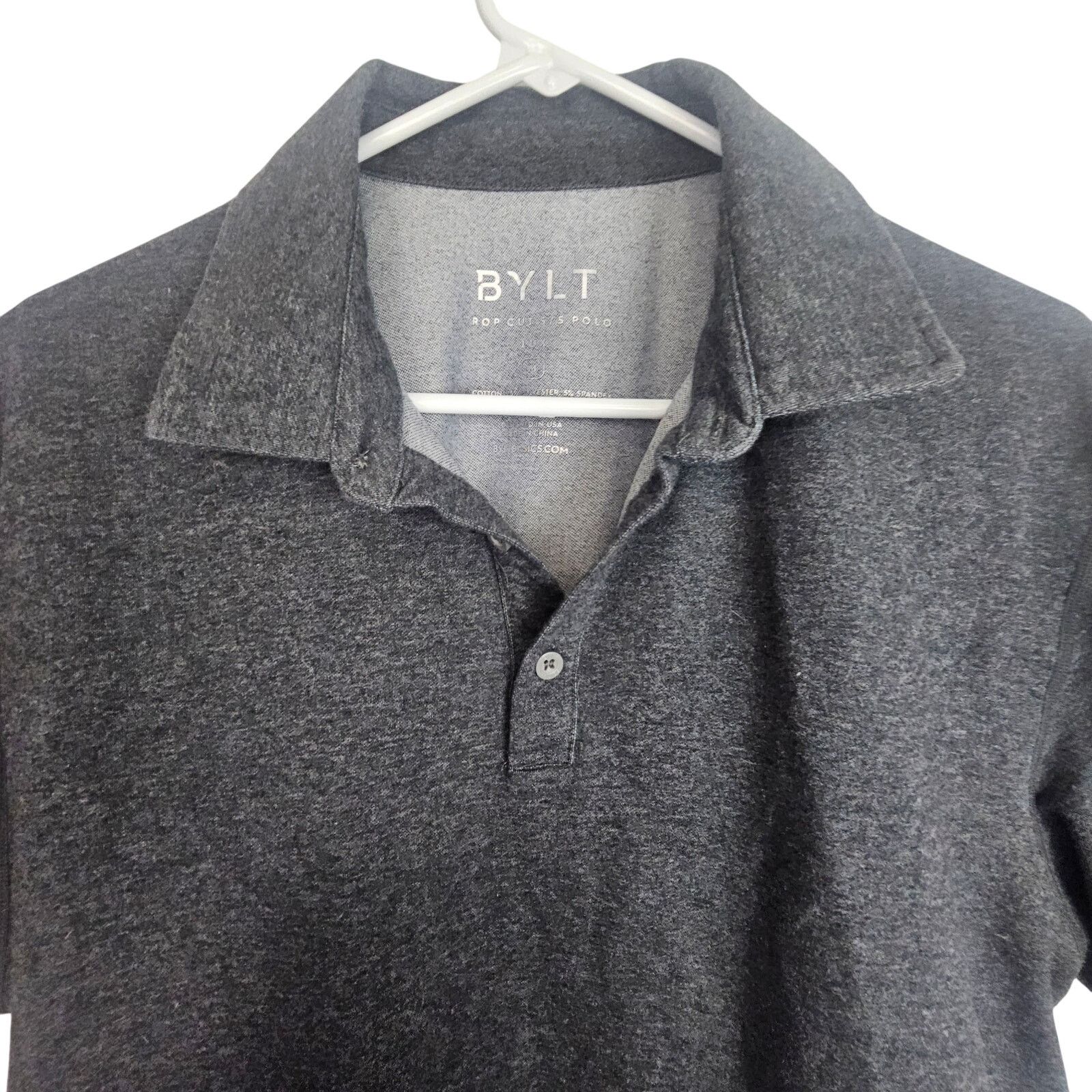 BYLT Premium Basics Bylt Mens Drop Cut SS Polo Lux L Stretch WIcking Minimalist Size US L / EU 52-54 / 3 - 2 Thumbnail