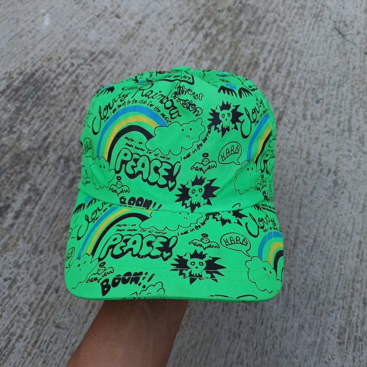00s beams neon light hat