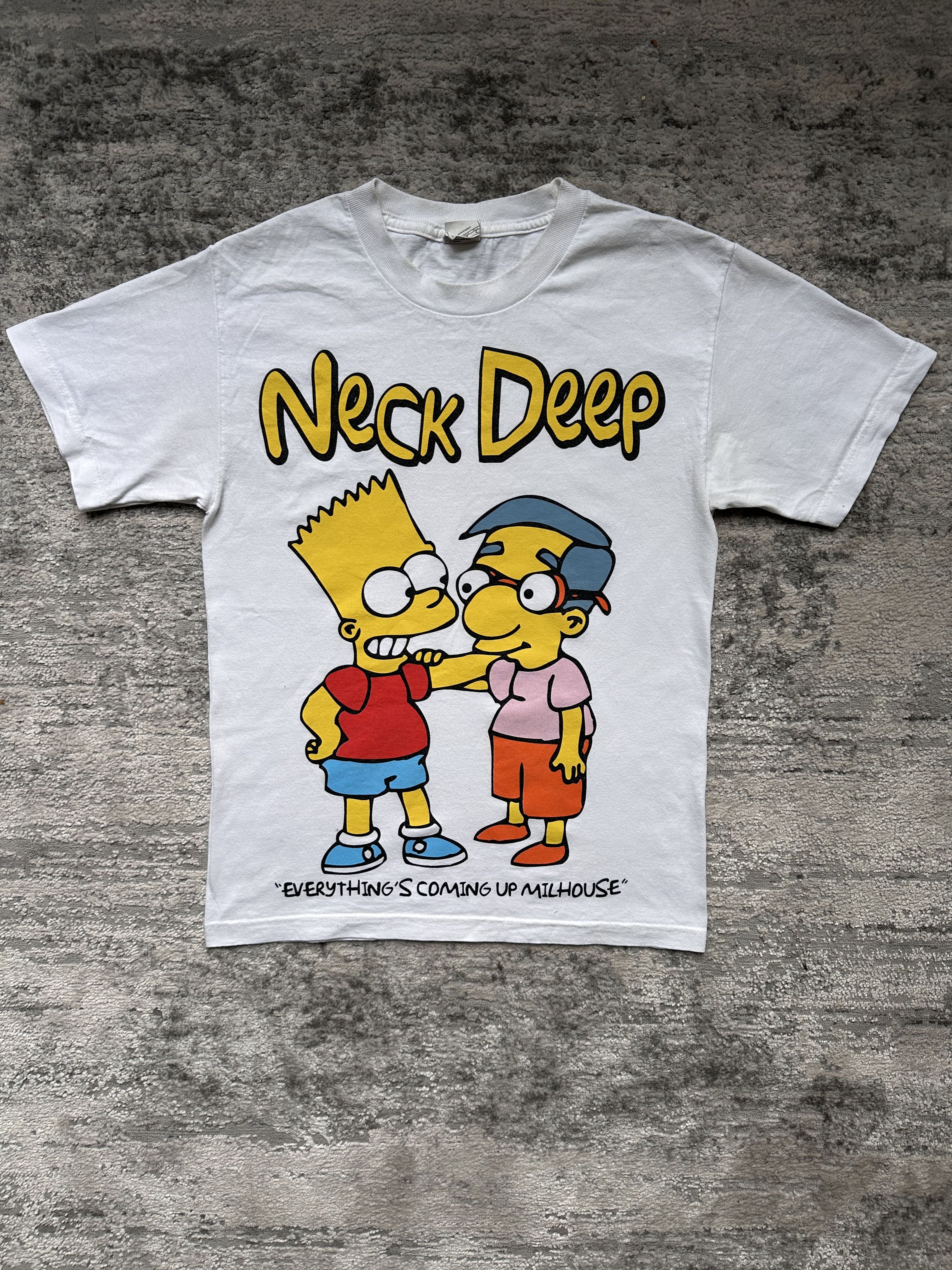 The Simpsons The Simpsons Bart Neck Deep vintage t shirt Size US S / EU 44-46 / 1 - 1 Thumbnail