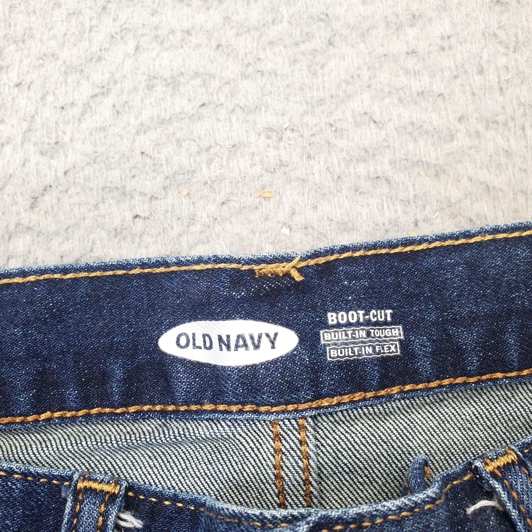 Old Navy Old Navy Jeans Mens Bootcut Blue 31x32 Regular 5-Pocket Denim Mid Rise Stretch Flex Comfortable Wash Medium Size US 31 - 7 Thumbnail