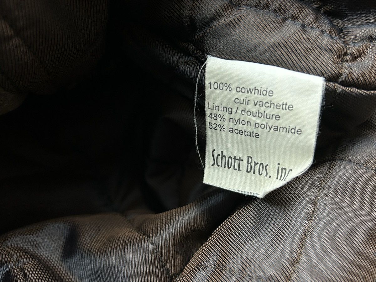 Schott × Vintage Schott Brown Leather b-3 jacket shearling Size US L / EU 52-54 / 3 - 7 Thumbnail