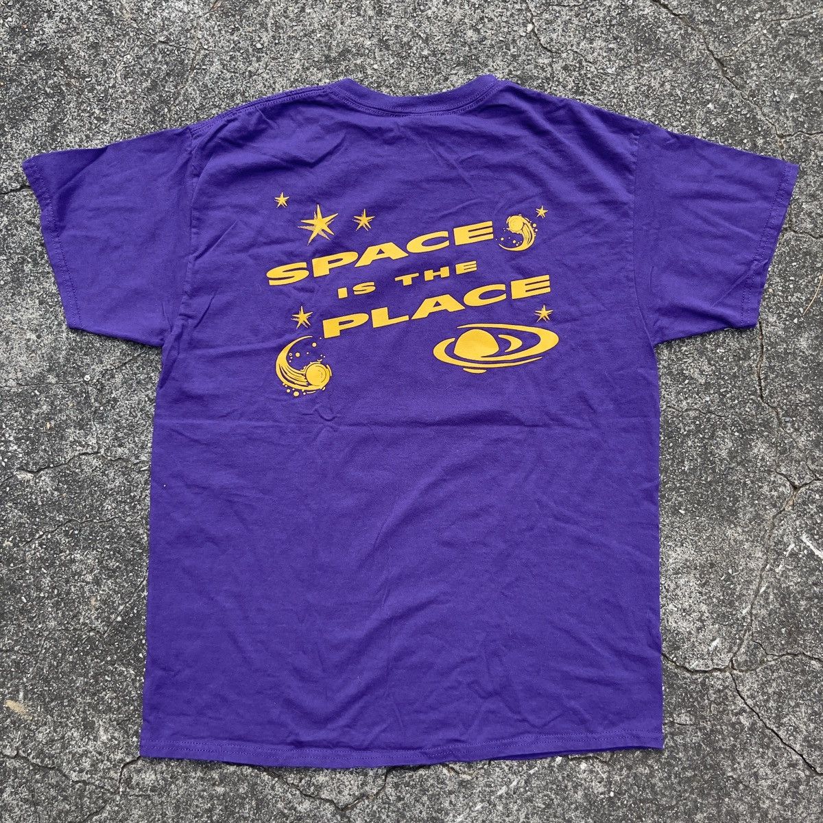 Band Tees × Vintage Vintage SUN RA ARKESTRA SPACE IS THE PLACE Shirt Size US L / EU 52-54 / 3 - 5 Thumbnail