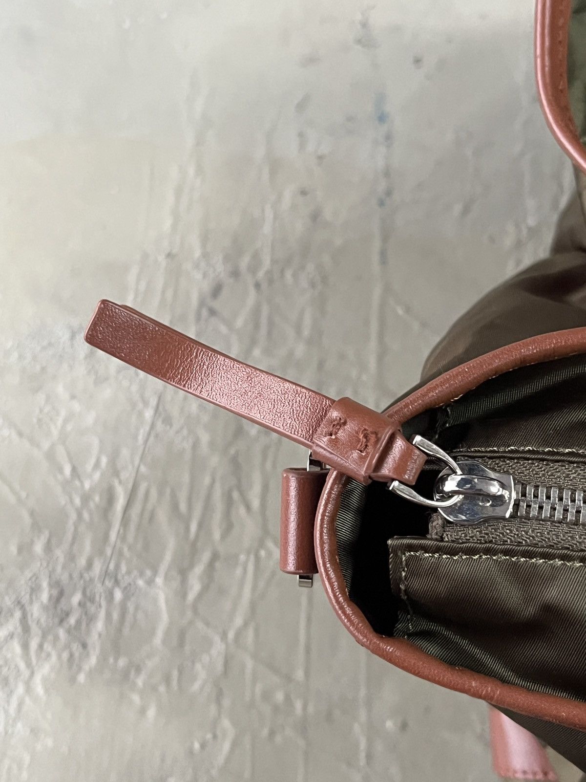 Yohji Yamamoto 2000's Yohji Yamamoto Y’saccs Nylon Hobo Bag Size ONE SIZE - 14 Thumbnail